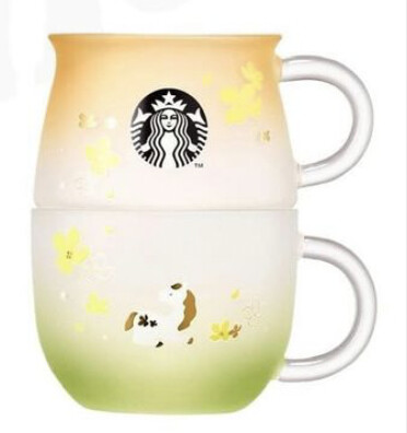 Starbucks韩国星巴克济州岛限定玻璃杯组