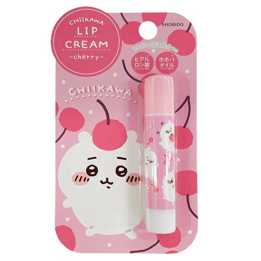 【新品】SHO-BI Chiikawa联名唇膏3.5g / Chiikawa Lip Balm 3.5g By CHIIKAWAxSHO-BI, falvour: 粉色草莓香 / Pink Strawberry