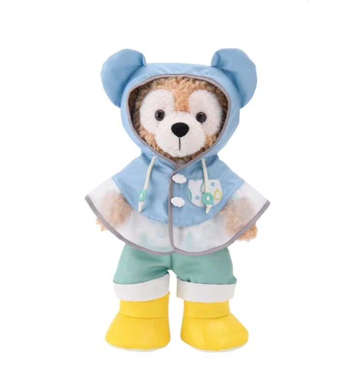 Duffy &amp; Gelatoni Rainwear Series Plush Outfits - 2 Styles - Tokyo Disney Resort