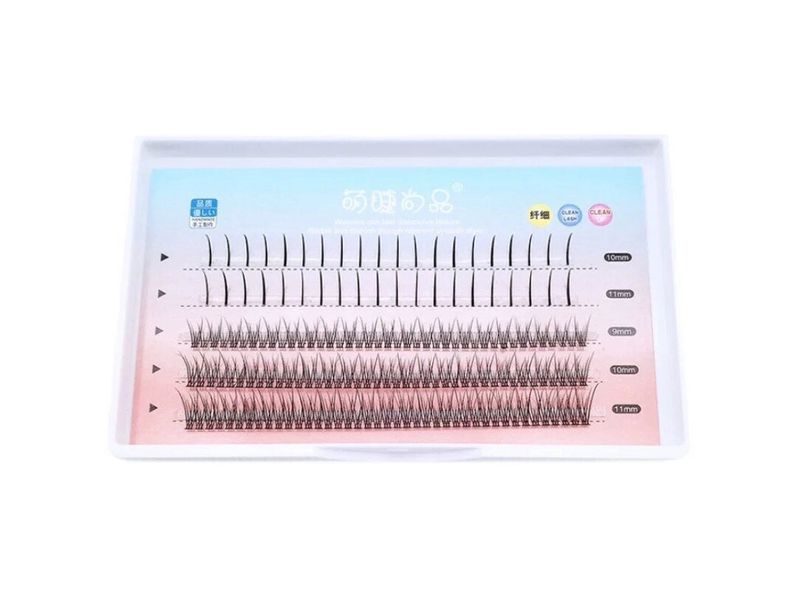 MILKY Wispy Hybrid False Eyelash Set - Kitten Eye Effect