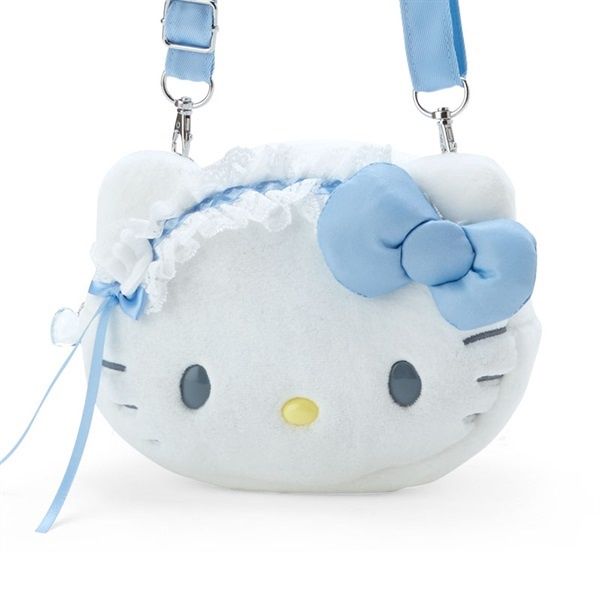 Sanrio三丽鸥水色羽翼毛绒包包 HelloKitty / Hello Kitty Sky Blue Wings Series Plush Bag By SANRIO