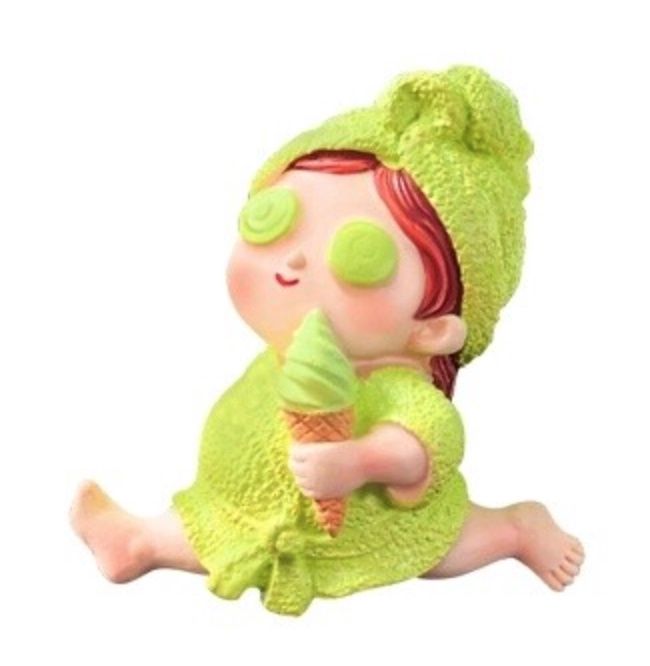Green Girl Car Air Freshener - Splits Pose Green Girl Car Air Freshener - Splits Pose