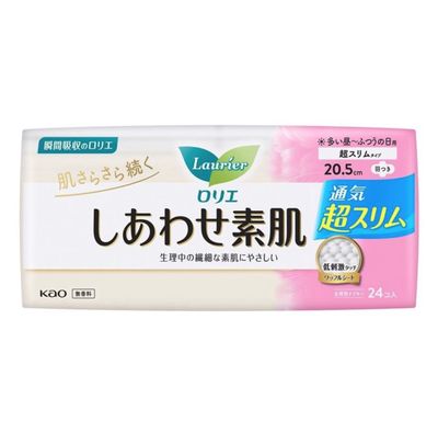 KAO/花王乐而雅素肌超透气/空气蓬松感卫生巾系列超透气款20.5cm/24枚