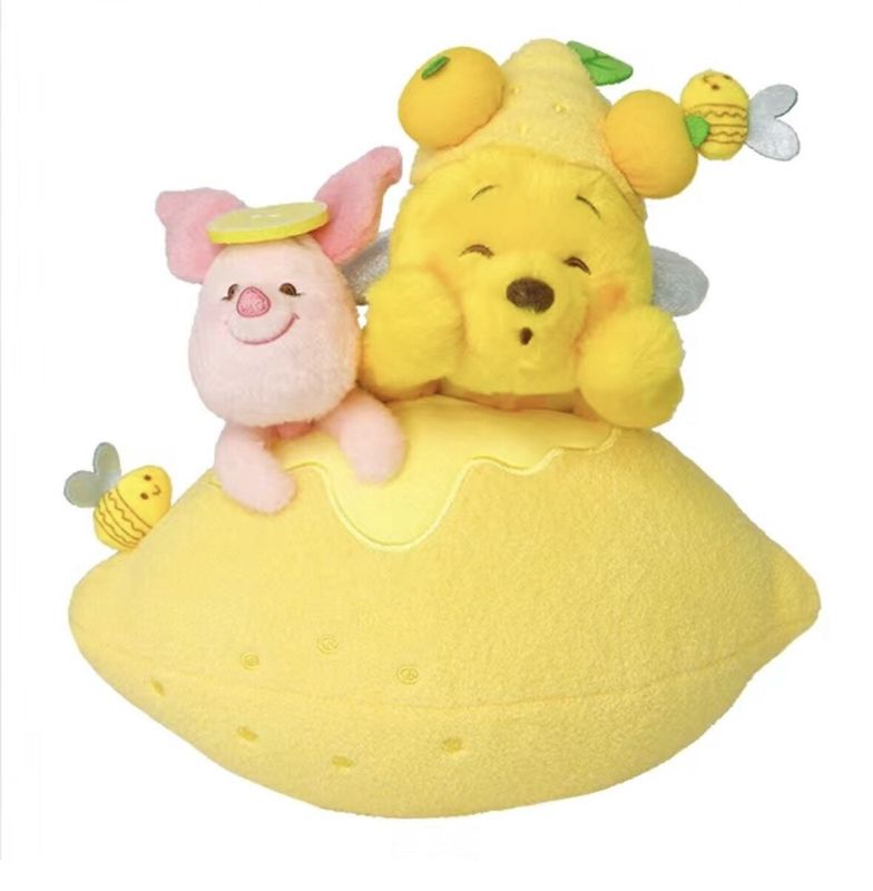 Winnie the Pooh and Piglet Hunny Sweet Series Plush by Hong Kong Disneyland