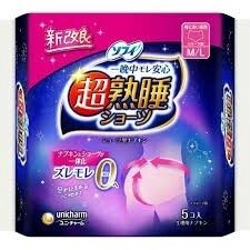 尤妮佳 超熟睡安心裤 M-L 5枚入