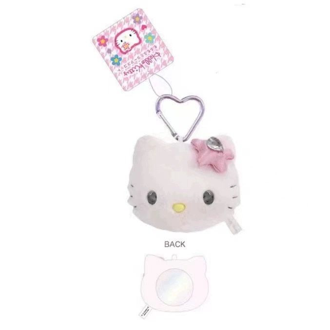【新品上架】Sanrio三丽鸥90sHello Kitty天使系列 镜子挂件, colour: 粉色花花