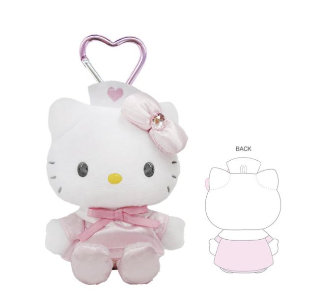 【新品上架】Sanrio三丽鸥90sHello Kitty天使系列 护士Kitty钥匙坠 / Hello Kitty Angel Series Nurse Keychain By SANRIO, colour: 粉色 / Pink