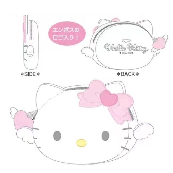 【新品上架】Sanrio三丽鸥90sHello Kitty天使系列 小手包 / Hello Kitty 90s Angel Series Mini Handbag By SANRIO, colour: 粉色 / Pink