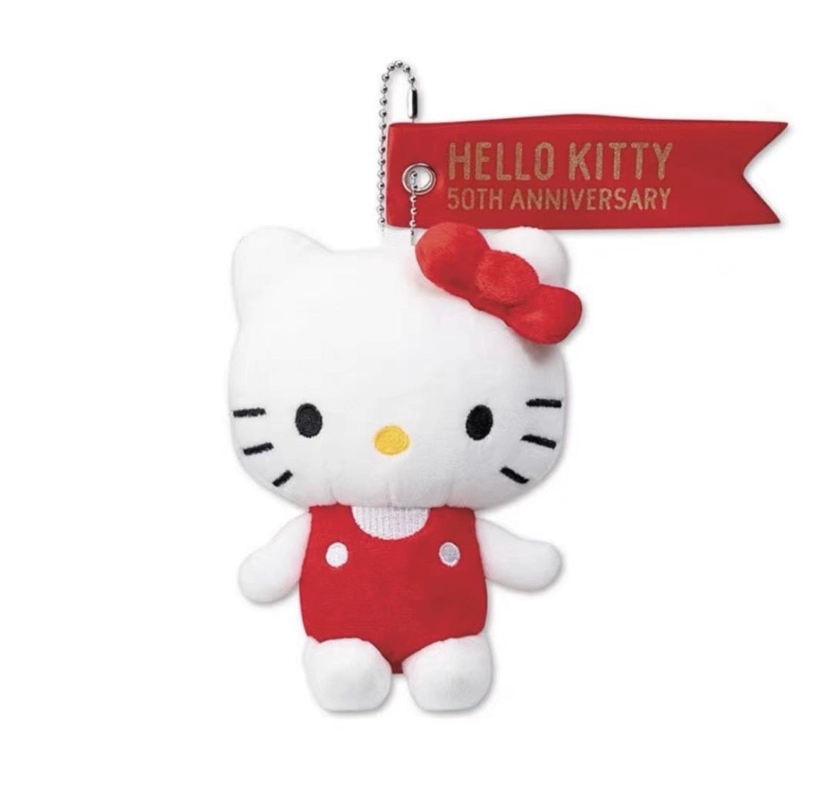 【新品上架】Sanrio三丽鸥50周年限量挂件 红色Hello Kitty