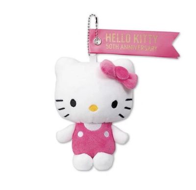 【新品上架】Sanrio三丽鸥50周年限量挂件 粉色Hello Kitty