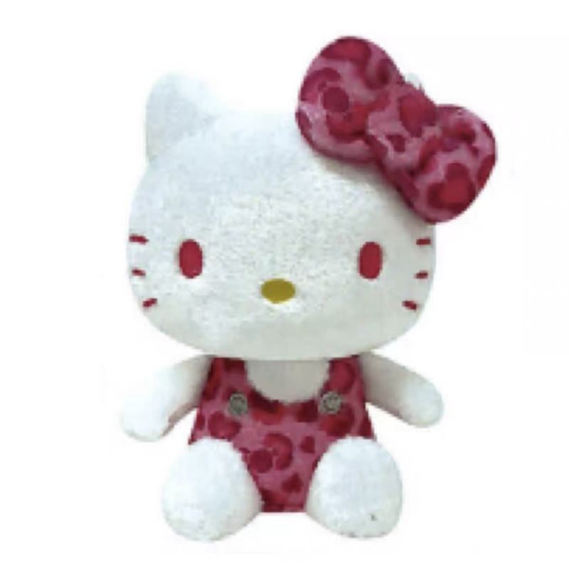 Sanrio Hello Kitty Leopard Print Series Pink Plush