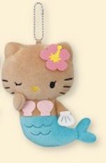 【不保单6月预订】Sanrio三丽鸥 X Avail黑皮HelloKitty挂件 美人鱼款
