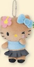 【不保单6月预订】Sanrio三丽鸥 X Avail黑皮HelloKitty挂件 高校款