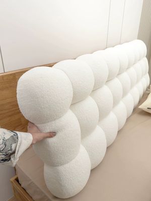 雪球床头靠枕软包榻榻米床靠 / Snowball Soft Headboard Pillow For Bed