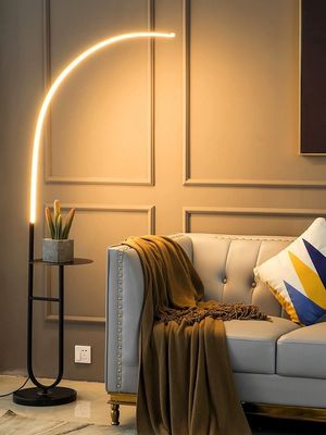 【预订】置物架落地灯北欧简约钓鱼灯 / Nordic Style Floor Lamp With Side Table