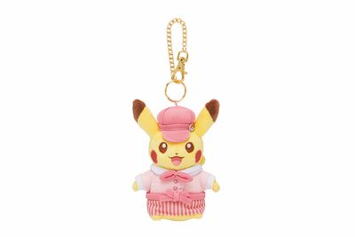 【新品】宝可梦咖啡甜品限定系列挂件 红色皮卡丘