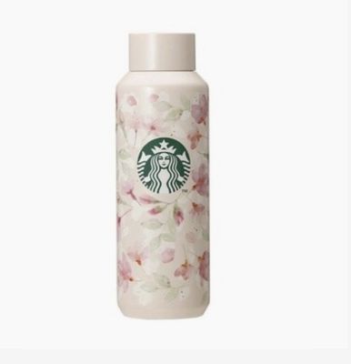 Starbucks星巴克日本春日樱花限定浅粉樱花保温瓶473ml