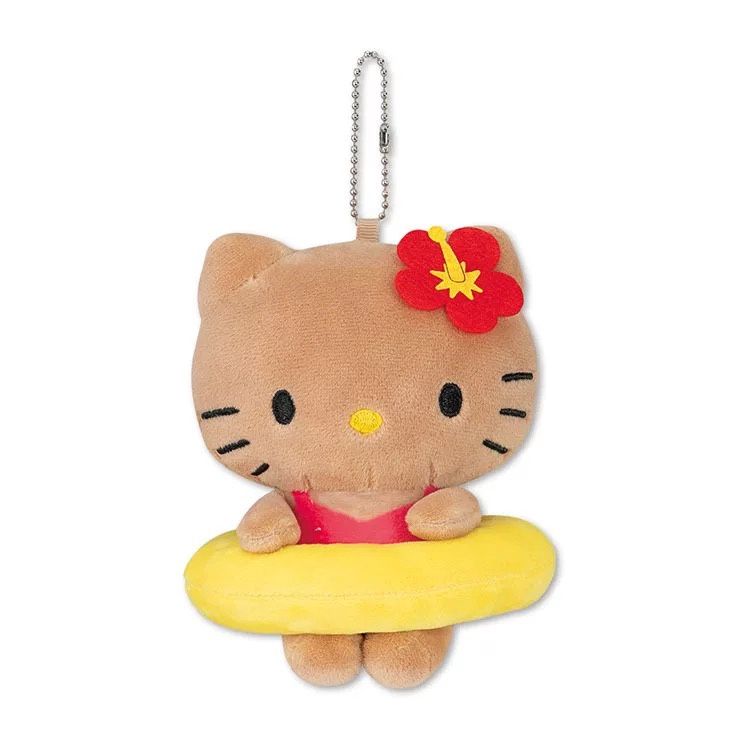 【不保单6月预订】Sanrio三丽鸥 X Avail黑皮HelloKitty挂件 游泳圈
