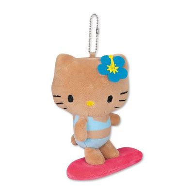【不保单6月预订】Sanrio三丽鸥 X Avail黑皮HelloKitty挂件 冲浪款