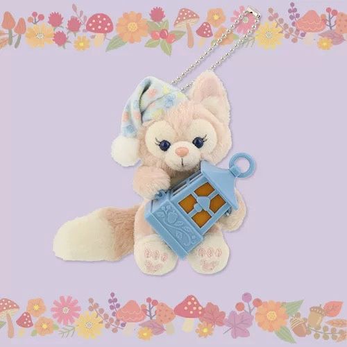 【人气补货】东迪秋日睡衣派对系列坐姿挂件 玲娜贝儿 / Linabell Sitting Autumn Pajama Party Series Keychain By TDL