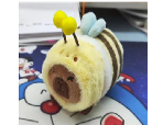 【新品】CAPYBARA卡皮巴拉 憨憨水豚挂件 松松体蜜蜂