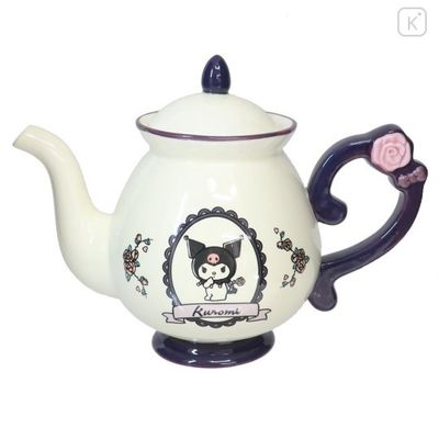 【新品】Sanrio三丽鸥陶瓷茶壶 库洛米Kuromi