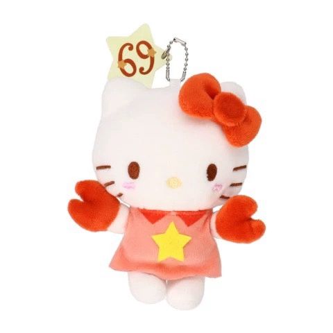 【在途现货】Sanrio三丽鸥HelloKitty星座系列挂件 巨蟹座/HelloKitty Keychain Cancer By SANRIO