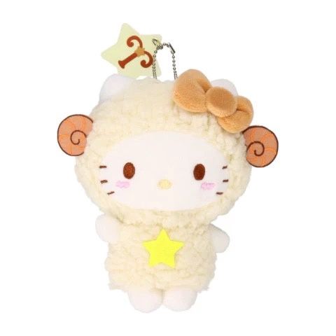 【在途现货】Sanrio三丽鸥HelloKitty星座系列挂件 白羊座/ HelloKitty Keychain Aries By SANRIO