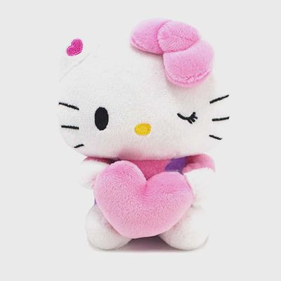 Sanrio三丽鸥HelloKitty系列挂件 粉色爱心眨眼