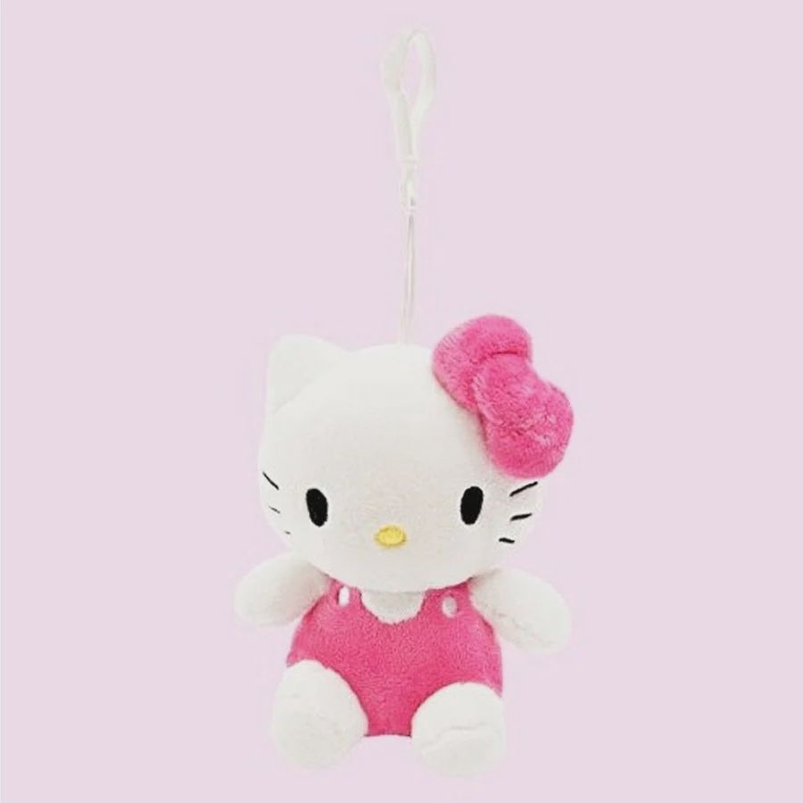 Sanrio三丽鸥HelloKitty系列挂件 粉色背带裤