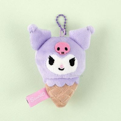 Sanrio三丽鸥冰淇淋系列挂件 库洛米Kuromi / Kuromi Ice-cream Series Keychain By SANRIO