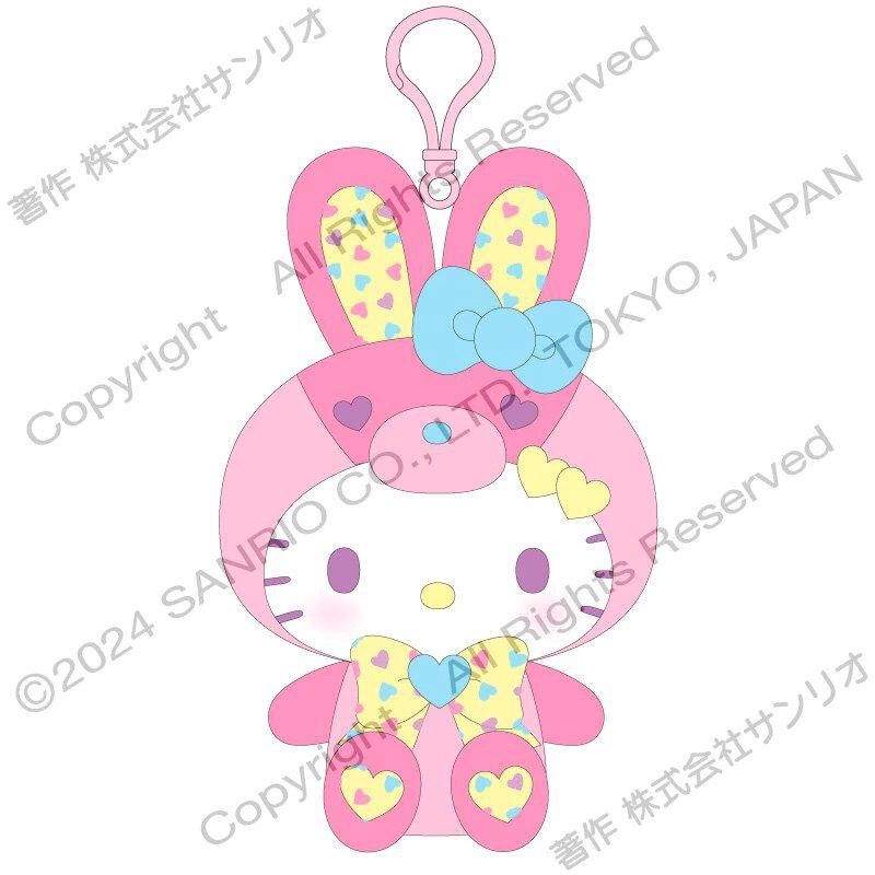 【25年2月预订】Sanrio三丽鸥复活节兔子系列挂件 HelloKitty