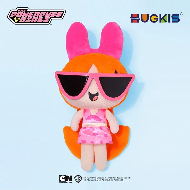 HUGKIS x The Powerpuff Girls Blossom Bikini Plush 35cm