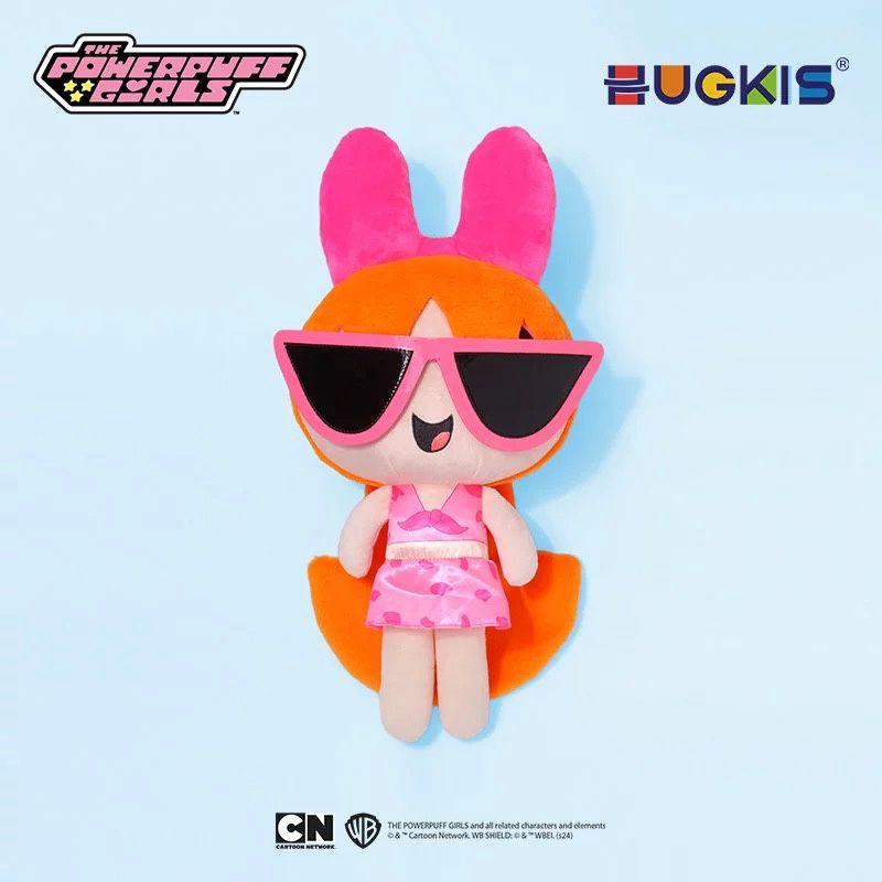 Powerpuff Girls x HUGKIS Blossom Bikini Series 23cm Plush
