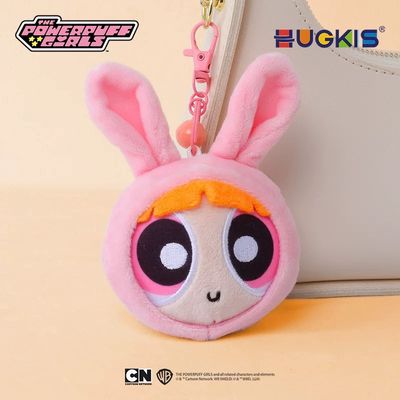 HUGKIS飞天小女警动物头套系列挂件 花花