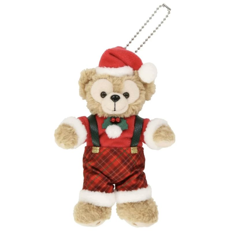 Duffy Standing Plush Keychain - Tokyo Disney 2024 Winter Christmas Series