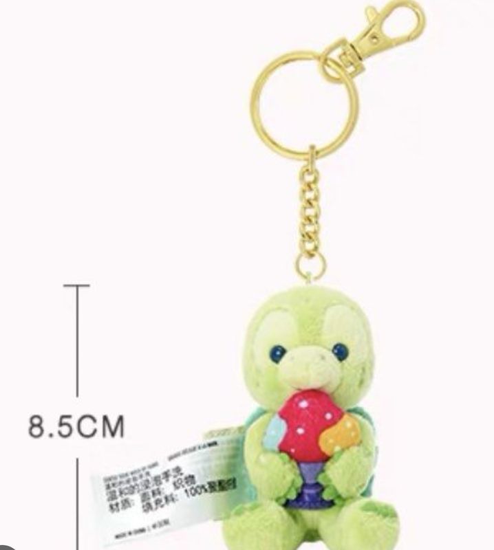 Olu Mel Afternoon Tea Series Plush Sitting Keychain