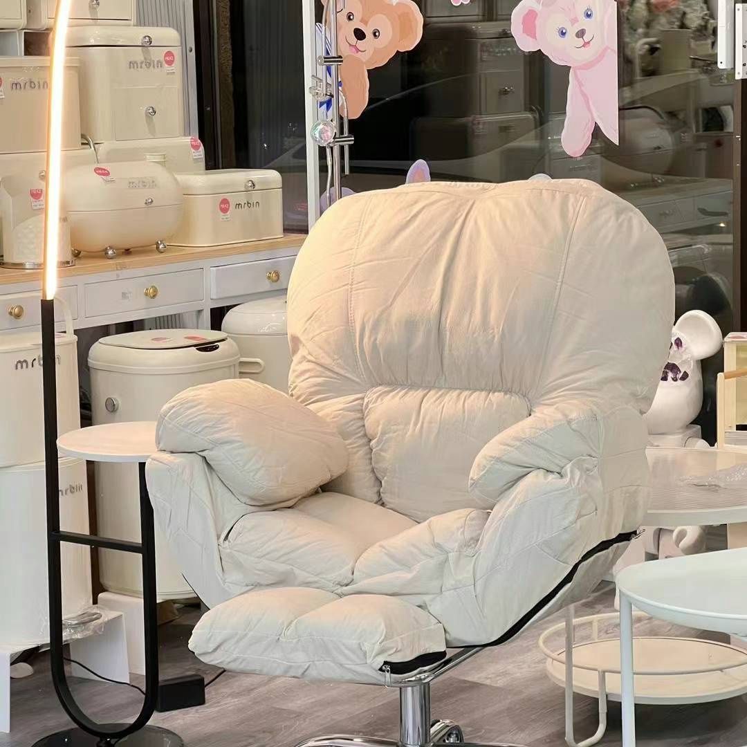 【预订】大白升级款带脚踏办公椅