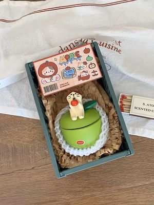 【新品上架】苹果小猫香薰 礼盒款 / Apple Candles （2 color to choose）