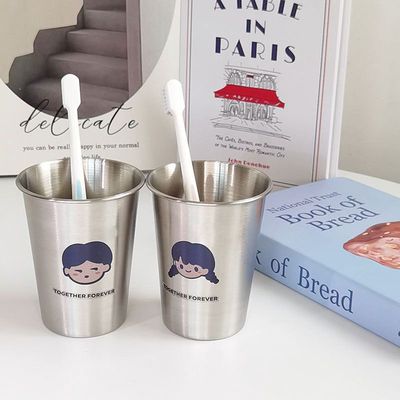 【新品上架】不锈钢情侣漱口杯 一对儿入