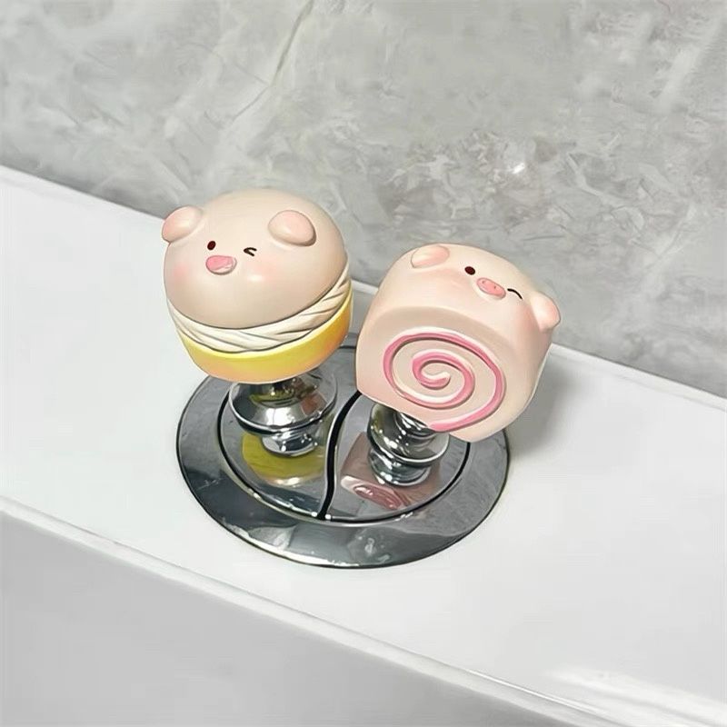 【新品上架】可爱马桶按压器 小猪蛋卷 / Pig Crinkle Pastry Toilet Plunger