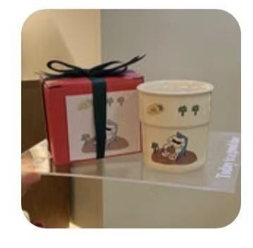 【新品上架】圣诞新年礼盒装卡通小狗杯, pattern: 购物款320ml