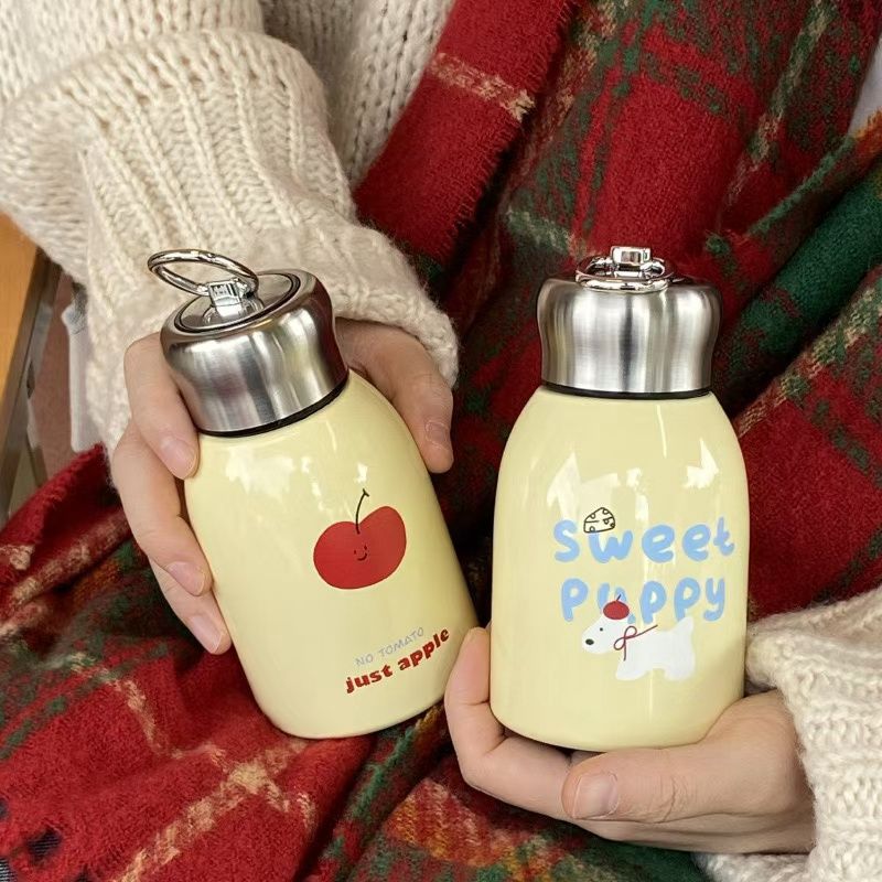 【新品上架】铃铛苹果小狗保温杯, pattern: puppy小胖丁300ml