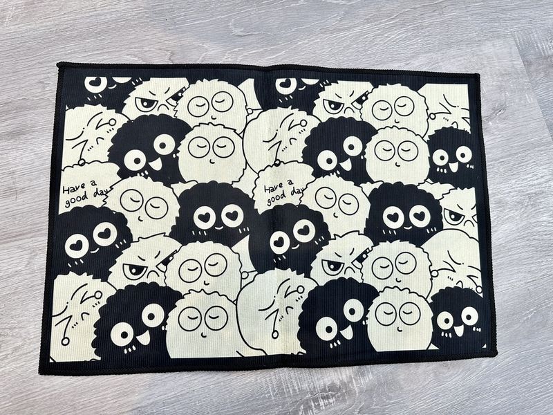 【新品】线条煤球地垫60*41cm / Soot Sprite 60*41cm Bath Mat
