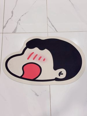 卡通浴室卫生间吸水地垫 害羞小新45&amp;70cm