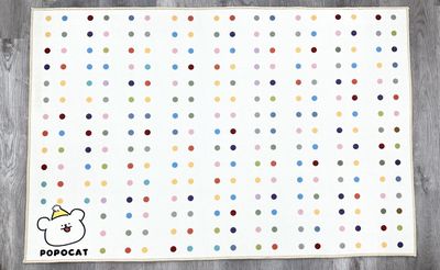 【新品上架】奶油风彩色波点客厅地垫80*120cm / Pastel Polka Dot Living Room Rug （80*120cm）