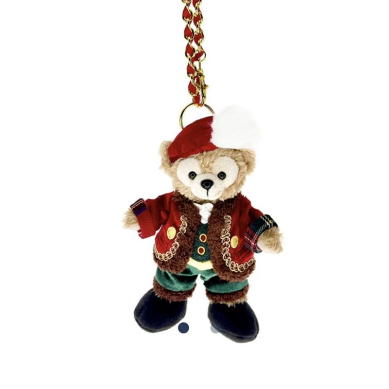 Duffy 2024 Christmas Series Plush Keychain by Hong Kong Disneyland