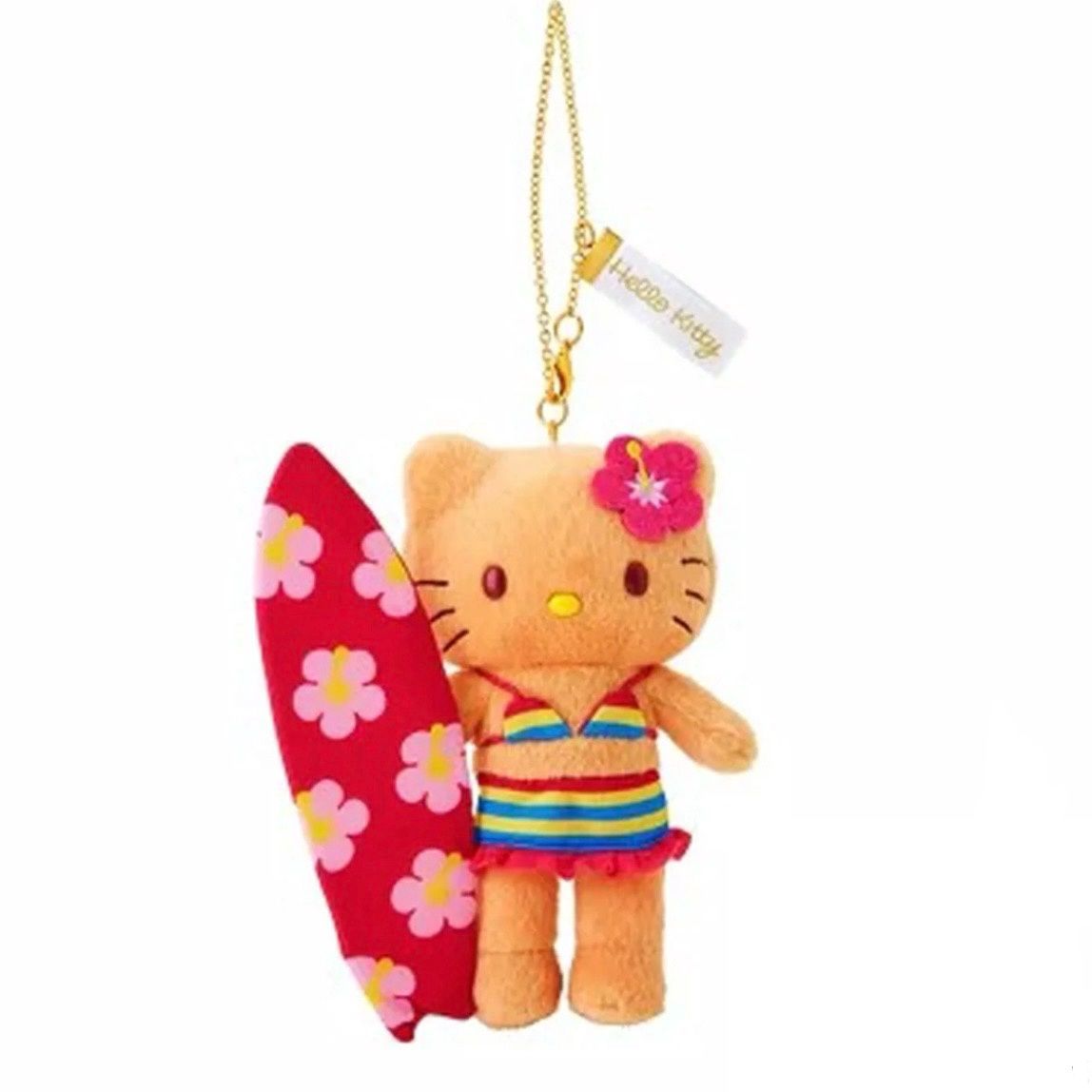 【新品上架】Sanrio三丽鸥HelloKitty50周年长腿限定挂件 黑皮泳衣
