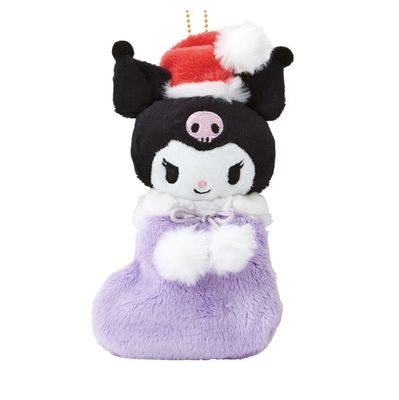【新品】Sanrio三丽鸥圣诞袜系列挂件 Kuromi / Kuromi Christmas Stocking Series Charm &amp; Cookie By SANRIO