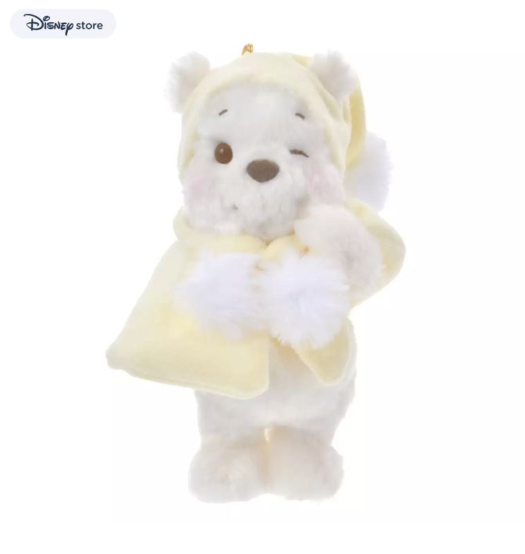 Winnie the Pooh Plush Keychain - Tokyo Disney 2024 Winter Series